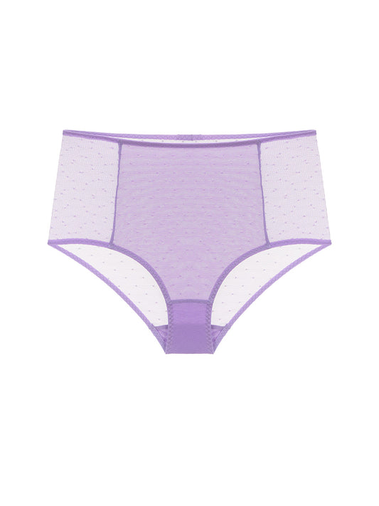 Neon Dot Mesh High Waist Panty