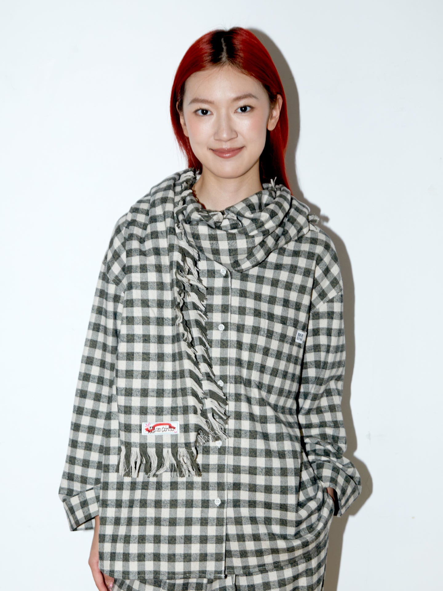 Hope Street Brushed Check Scarf