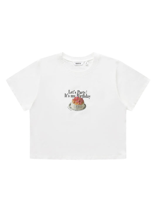 Let’s Party Crop Tee