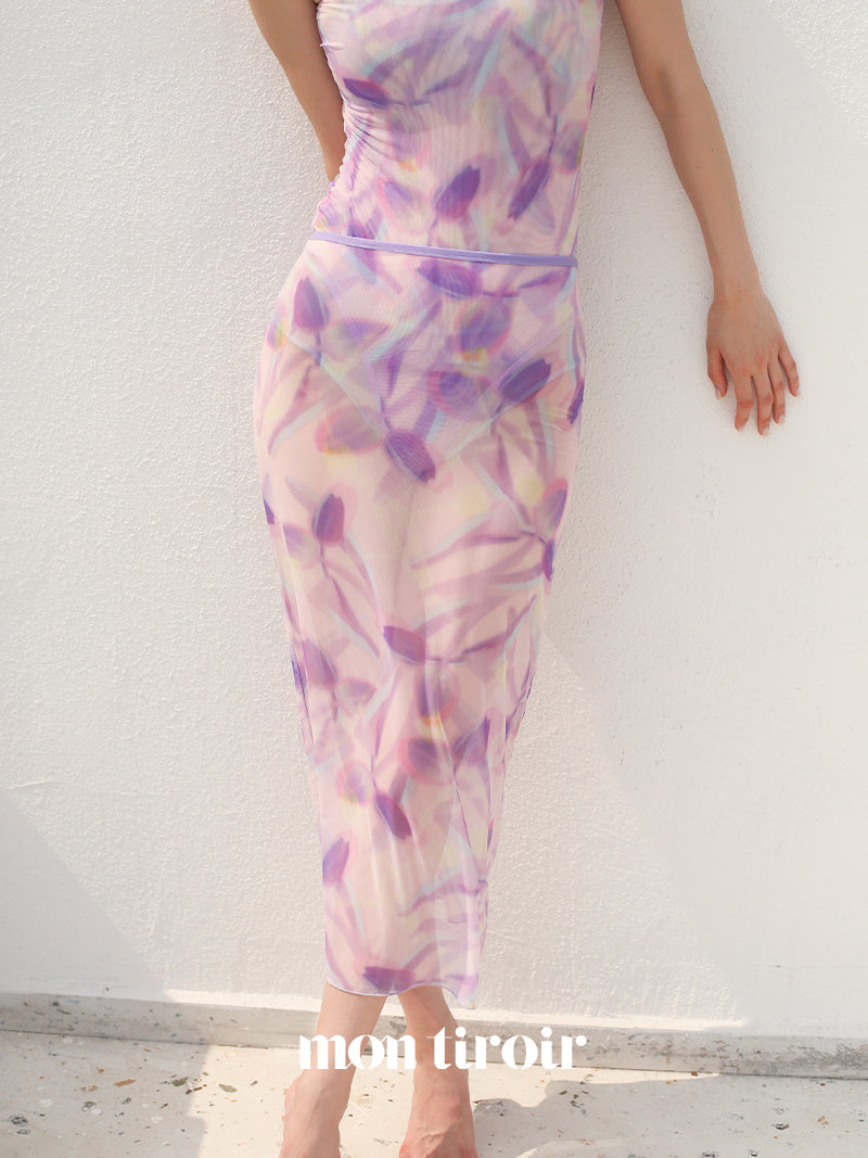 La Tulipe Mesh Skirt