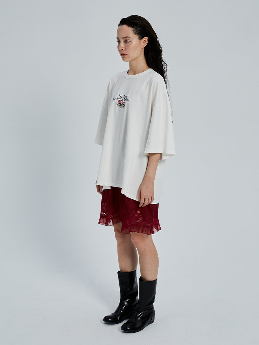 Not My Birthday Oversize Tee