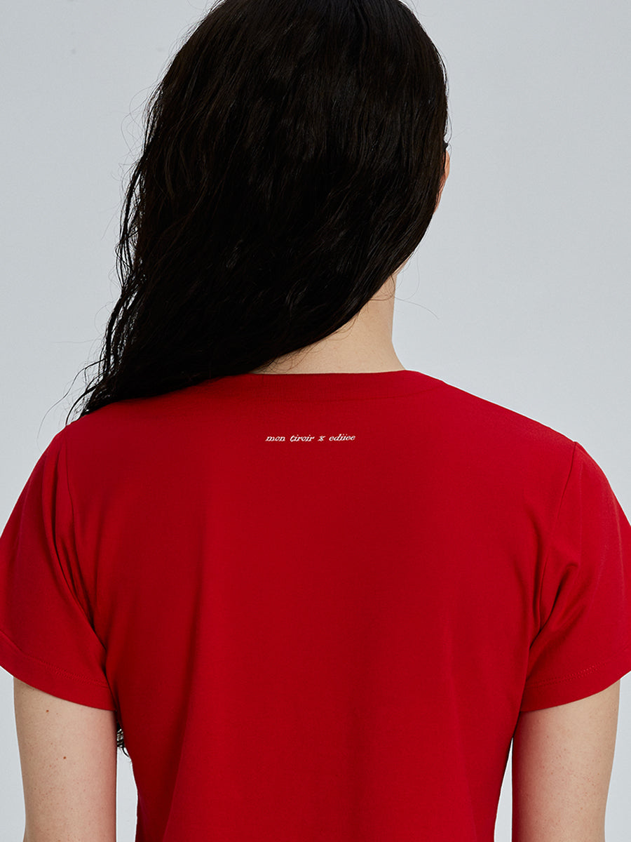 Let’s Party Crop Tee