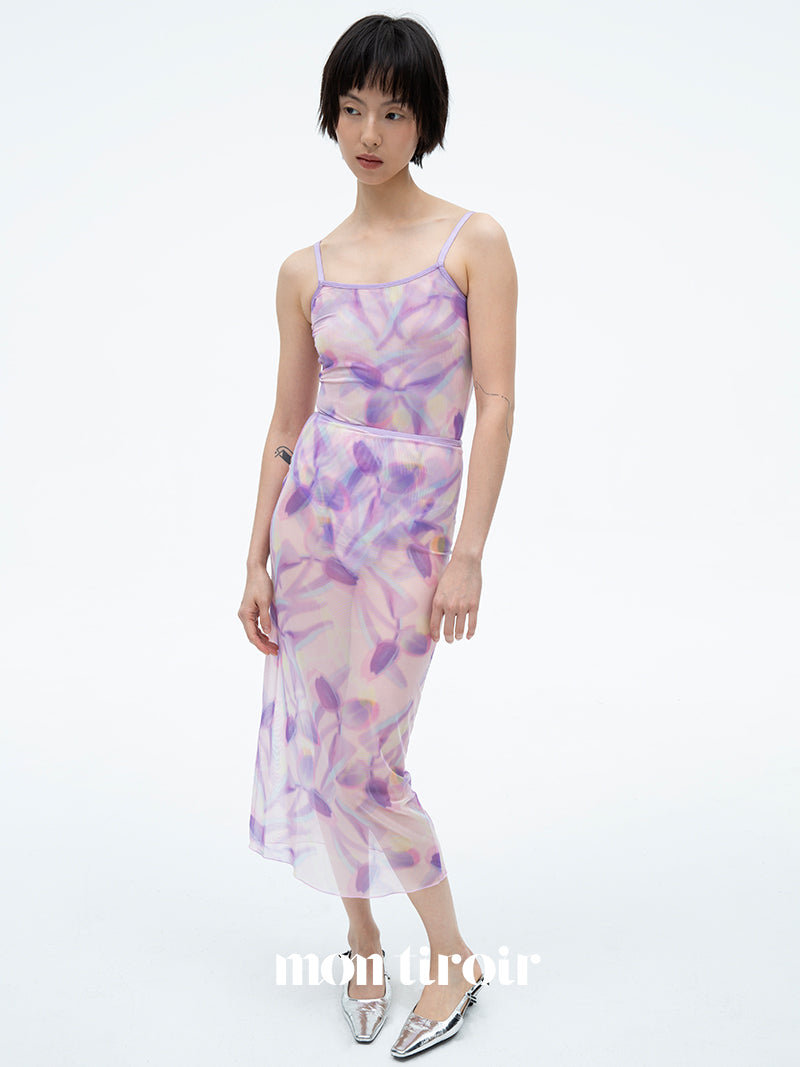 La Tulipe Mesh Skirt