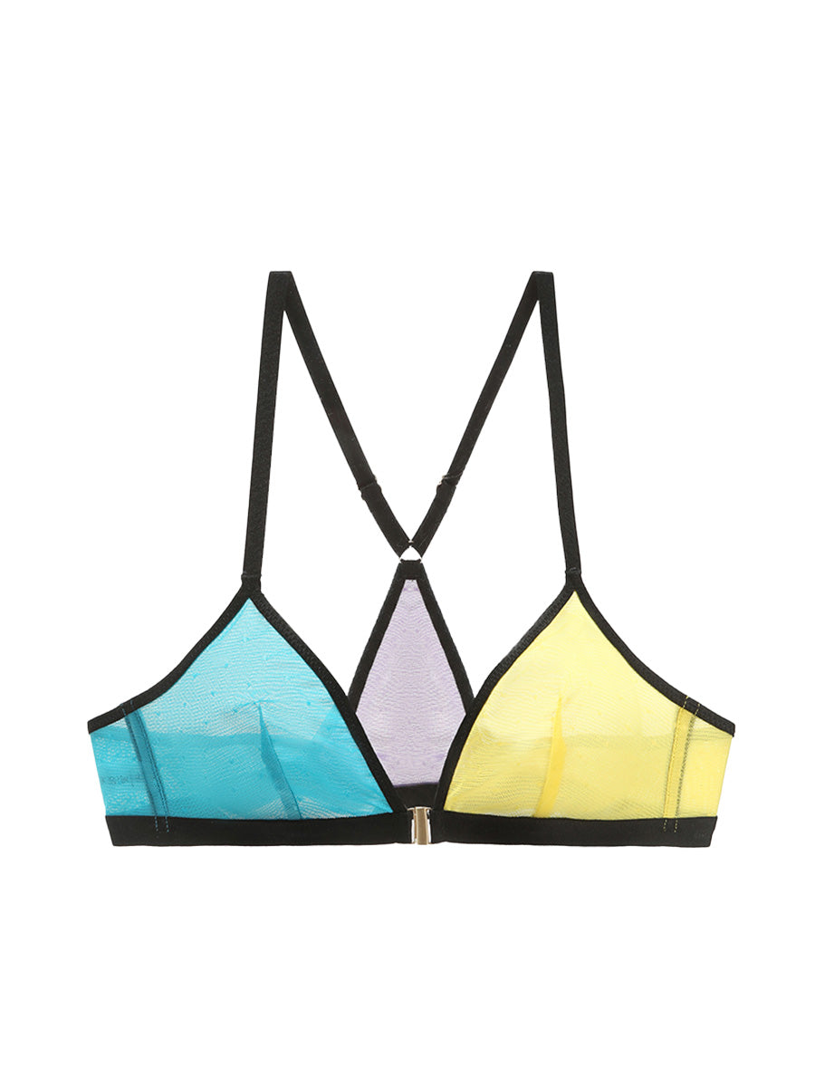 Trio Dot Mesh Bra