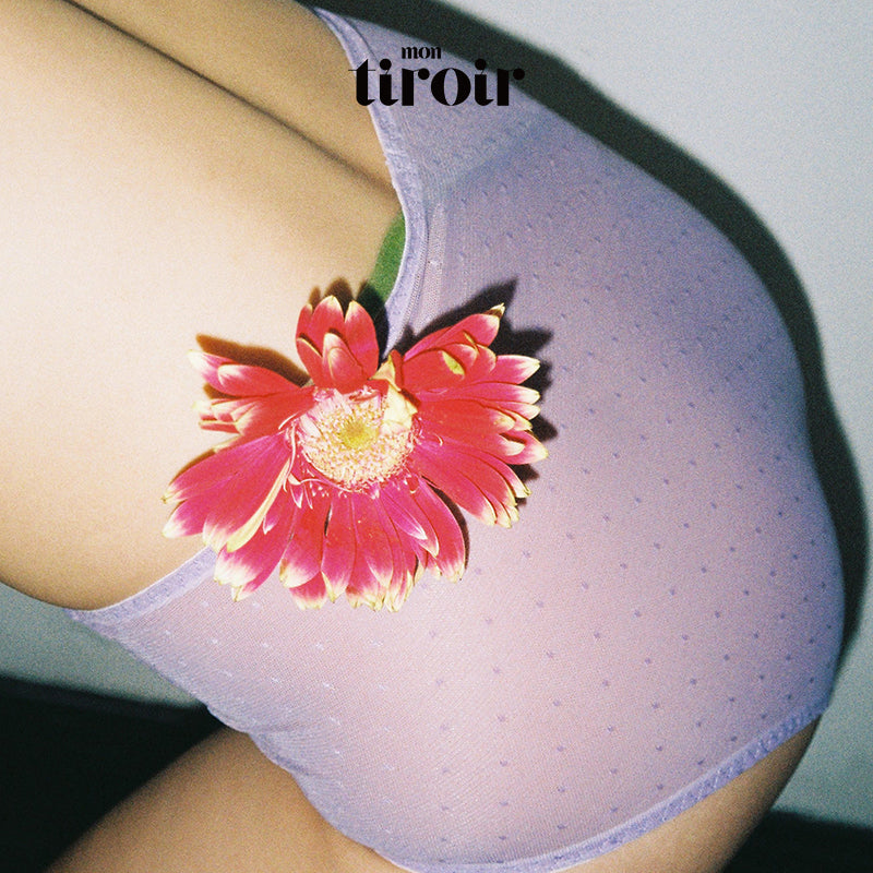 Neon Dot Mesh High Waist Panty