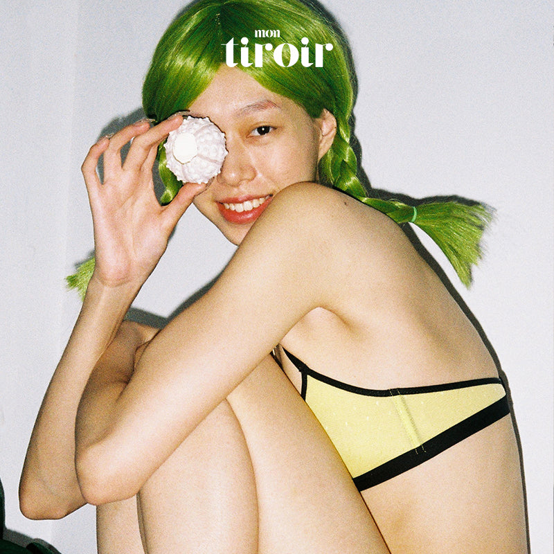 Trio Dot Mesh Bra