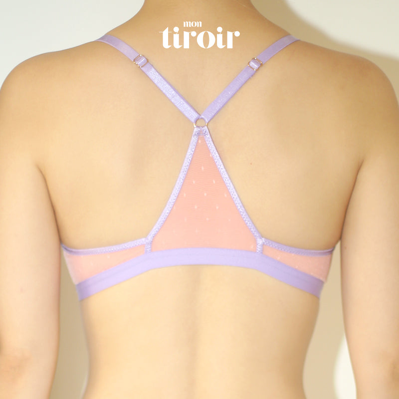 Trine Dot Mesh Bra
