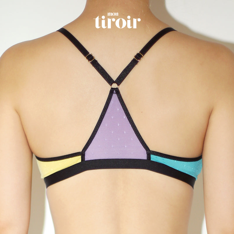Trio Dot Mesh Bra