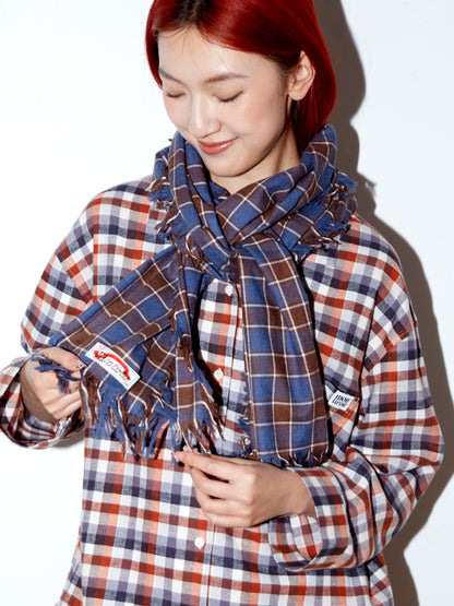 Hope Street Brushed Check Scarf