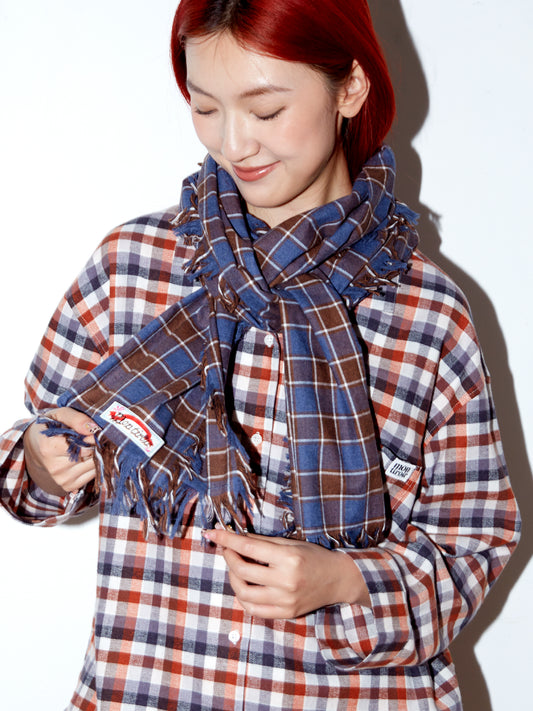 Hope Street Brushed Check Scarf