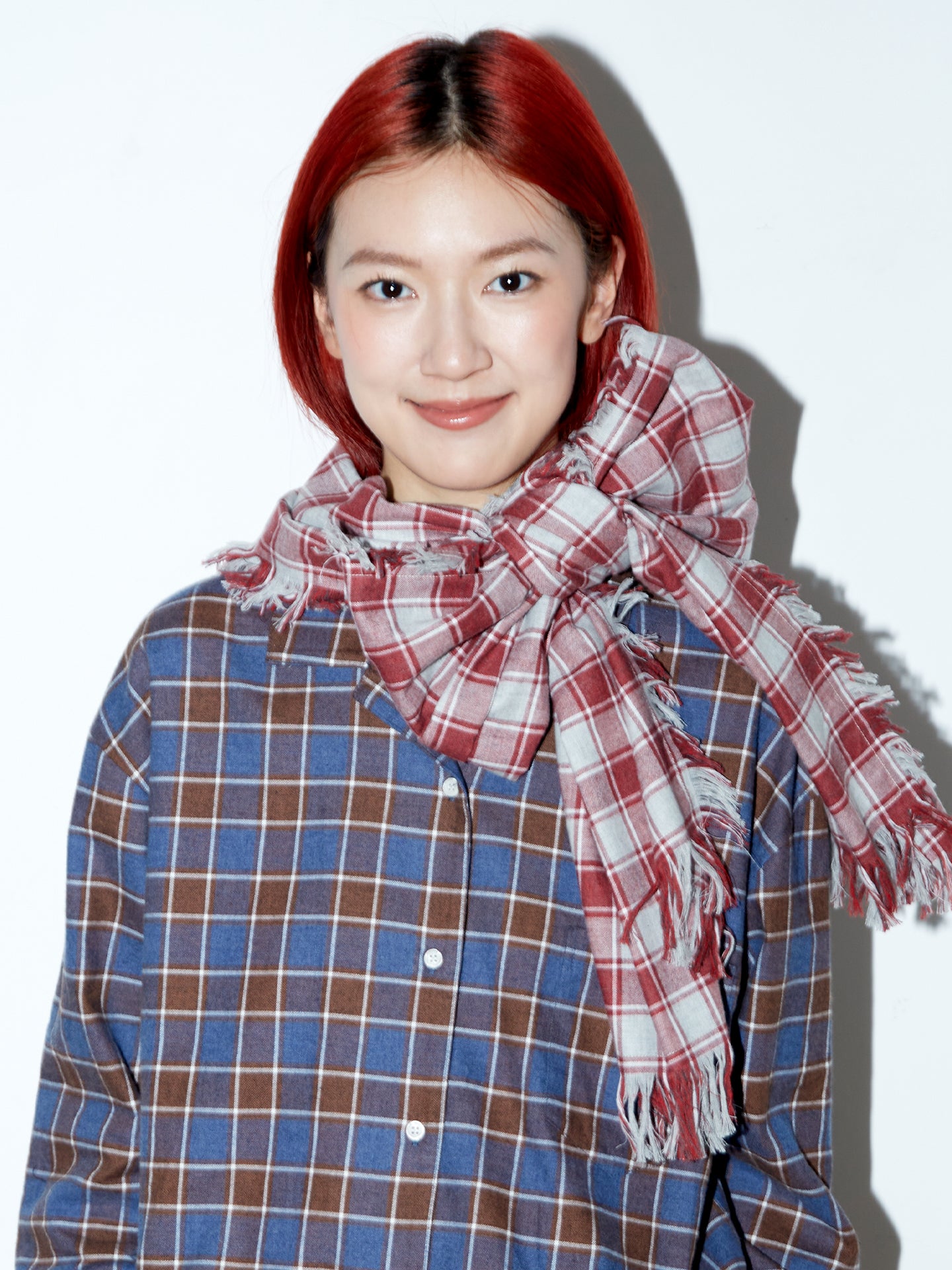 Hope Street Brushed Check Scarf