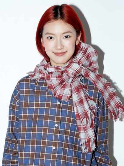 Hope Street Brushed Check Scarf