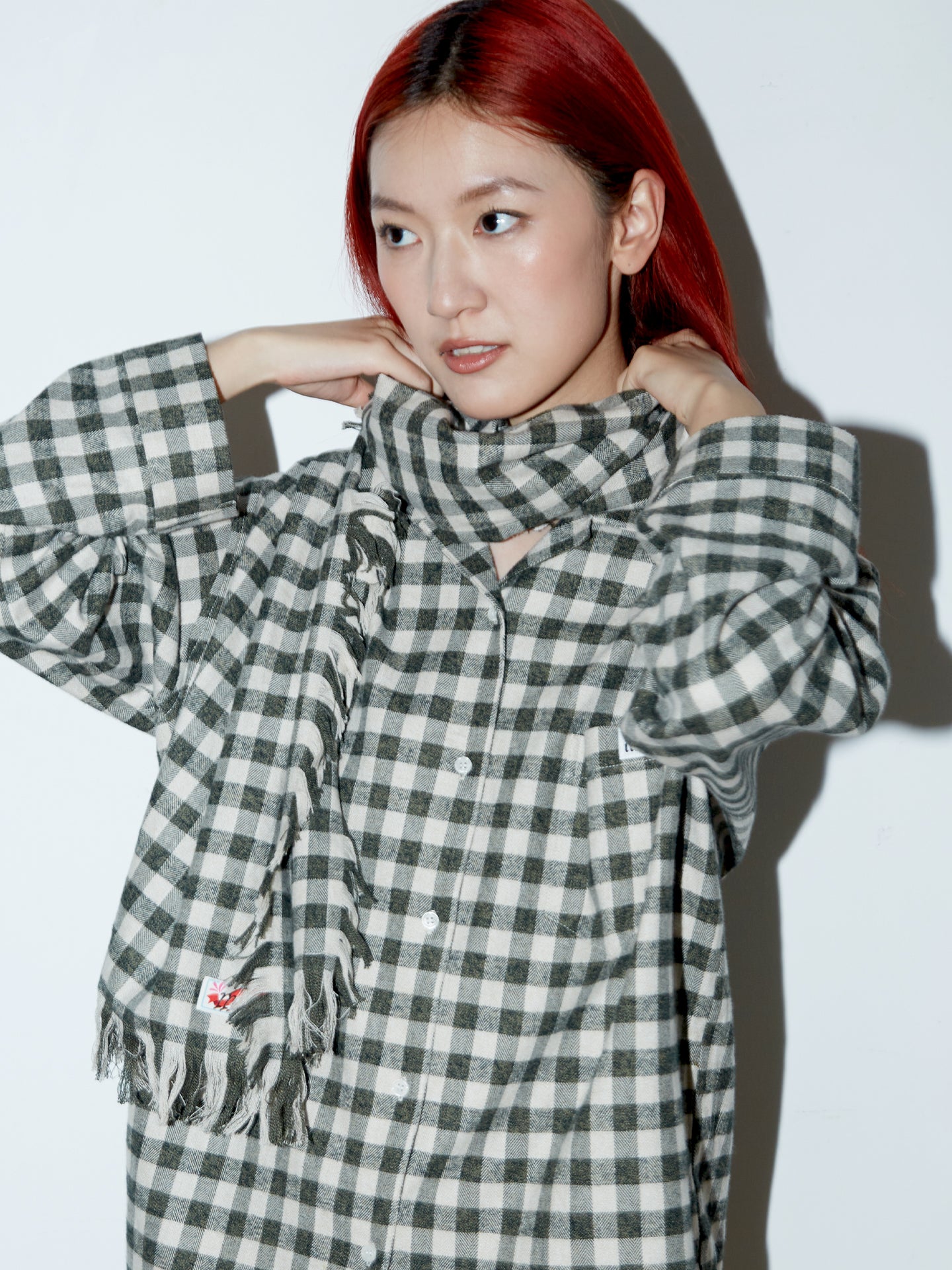 Hope Street Brushed Check Scarf