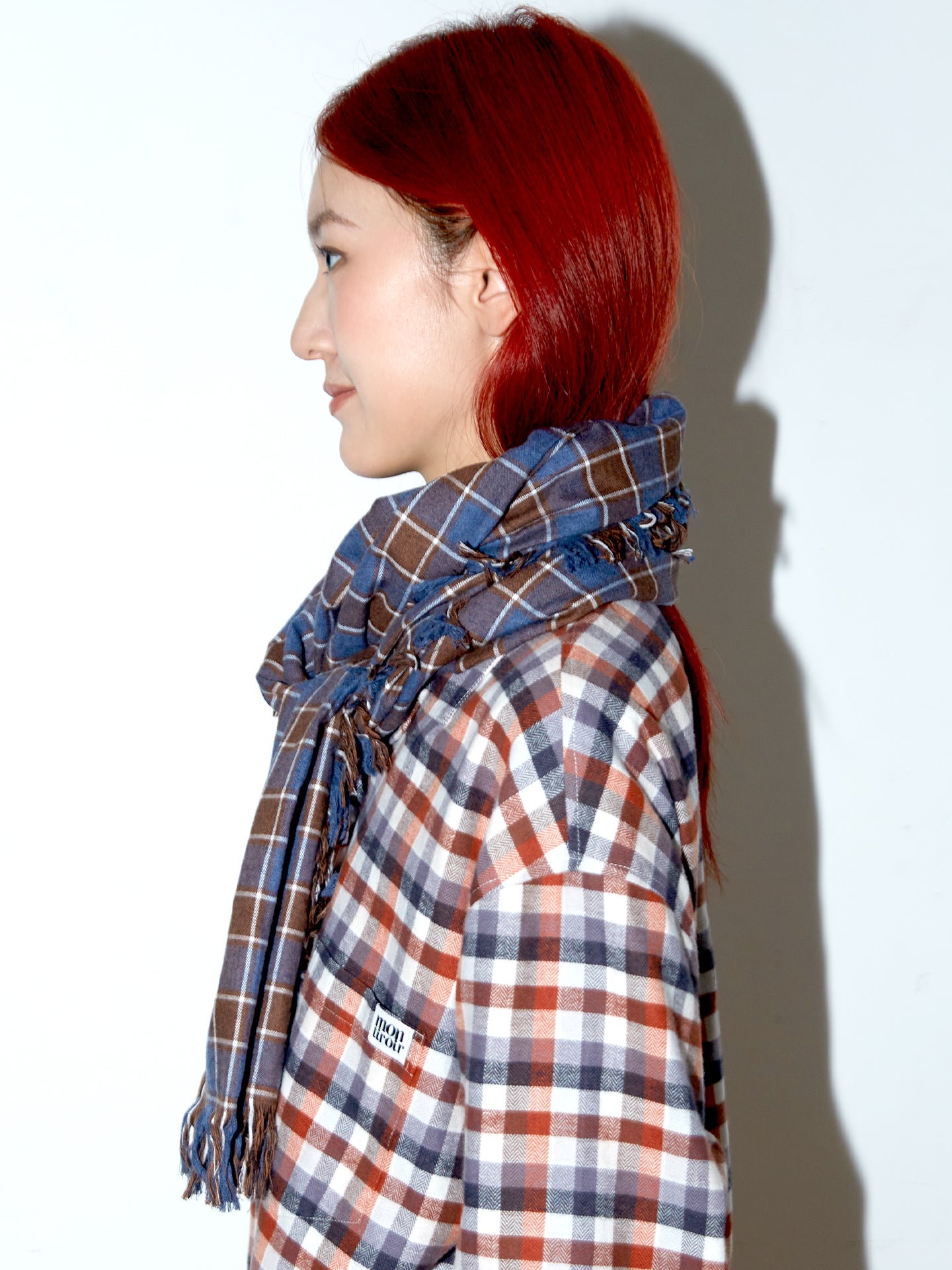 Hope Street Brushed Check Scarf